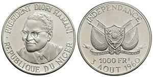 NIGER - Repubblica - 1.000 Franchi - 1960 - ... 