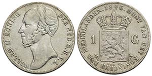 OLANDA - Guglielmo II (1840-1849) - Gulden - ... 