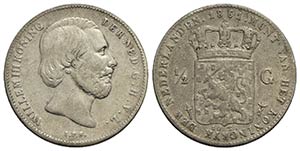 OLANDA - Guglielmo III (1849-1890) - Mezzo ... 