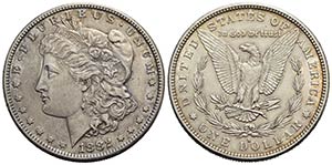 U.S.A. - Dollaro - 1882 S - Morgan - AG Kr. ... 