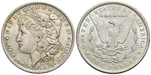 U.S.A. - Dollaro - 1884 O - Morgan - AG Kr. ... 