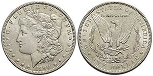 U.S.A. - Dollaro - 1890 - Morgan - AG Kr. ... 