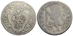 BOLOGNA - Pio VI (1775-1799) - Lira - 1778 - ... 