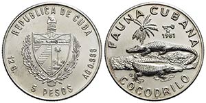 CUBA - Repubblica - 5 Pesos - 1981 - Fauna ... 