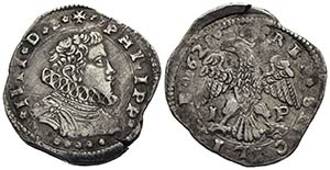 MESSINA - Filippo IV (1621-1665) - 4 Tarì - ... 