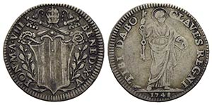 ROMA - Benedetto XIV (1740-1758) - Grosso - ... 