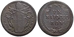 ROMA - Benedetto XIV (1740-1758) - Baiocco - ... 