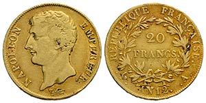 FRANCIA - Napoleone I, Imperatore ... 