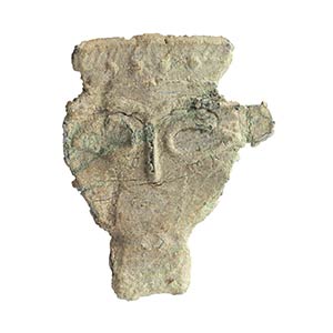 Roman Lead Votive Face, 1st - 4th century ... 