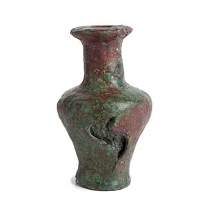 Bactrian Bronze Kohl Bottle; Central Asia, ... 