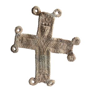 Medieval Pilgrims Christian Lead Amulet, ... 