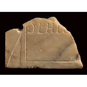 Roman Marble Inscription Slab on a Tabula ... 