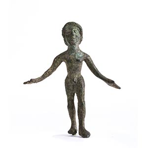 Etruscan Bronze Figure of an Acrobat, 6th - ... 