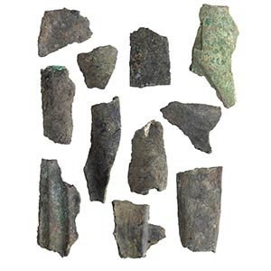 Collection of Bronze Draperies of a Roman ... 