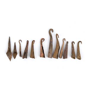 Collection of Twelve Roman Spindle-Hooks, ... 