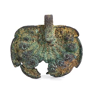 Roman Bronze Belt Decorative Applique, 3rd - ... 