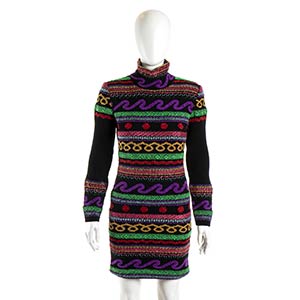 CHRISTIAN LACROIXWOOL AND LUREX DRESSFall / ... 