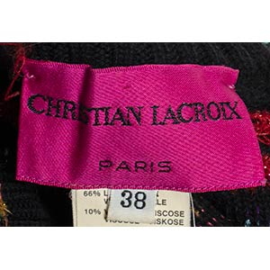 CHRISTIAN LACROIXWOOL AND LUREX ... 