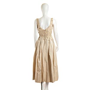 SIMONETTASILK DRESS1955Ivory silk ... 