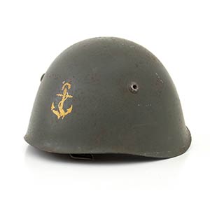M. 33 Royal navy steel helmetWith liner and ... 