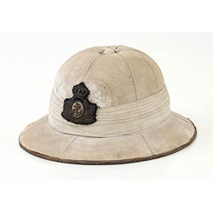 Officers pith helmet of the royal NavyAn ... 