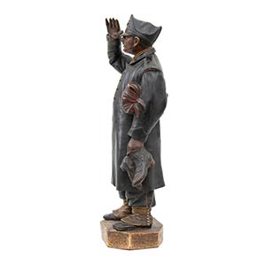 Crokery soldier terracotta statueA ... 