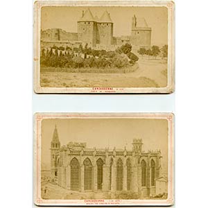 Carcassonne after restoration, ca. 1880Lotto ... 