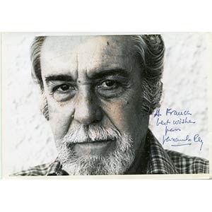 Portrait with autograph of Fernando Rey, ca. ... 