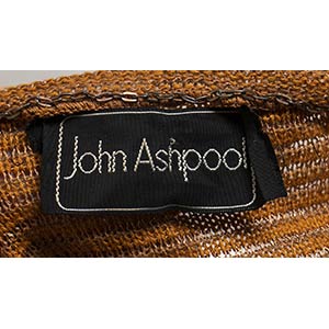 JOHN ASHPOOLWOOL AND LUREX TRICOT ... 