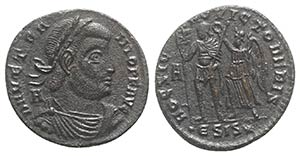 Vetranio (AD 350). Æ (24mm, 5.06g, 1h). ... 