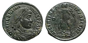 Valentinian I (364-375). Æ (18mm, 2.65g, ... 