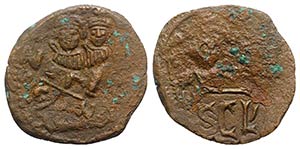 Heraclius (610-641). Æ 40 Nummi (28.5mm, ... 