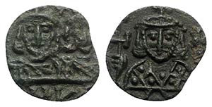 Constantine V and Leo IV (741-775). Æ 20 ... 
