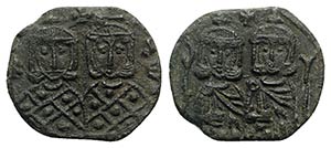 Leo IV and Constantine VI (775-780). Æ 40 ... 