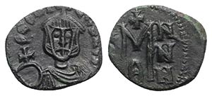 Theophilus (829-842). Æ 40 Nummi (14mm, ... 