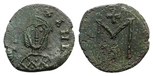 Michael III (842-867). Æ 40 Nummi (18mm, ... 