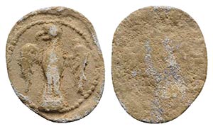 Byzantine-Medieval PB Seal (17mm, 1.93g). ... 