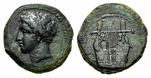 Sicily, Adranon, c. 340-330 BC. Æ (22mm, ... 
