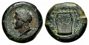Sicily, Adranon, c. 354-345 BC. Æ (25mm, ... 