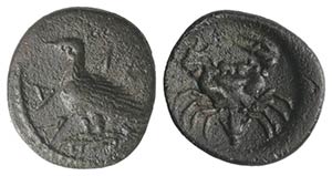 Sicily, Akragas, c. 425-406 BC. AR Litra ... 