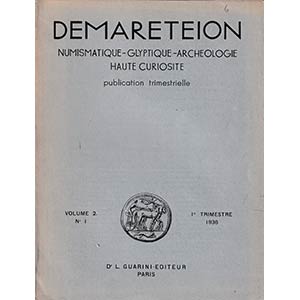 Demareteion - Numismatique – Glyptique – ... 