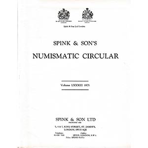 Numismatic Circular Vol. LXXXIII, 1975. ... 