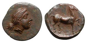 Sicily, Eryx, c. 4th century BC. Æ (14mm, ... 