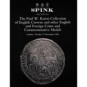 Spink, Auction 129. The Paul W. Karon ... 