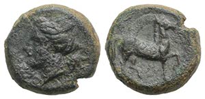 Sicily, Eryx, c. 4th century BC. Æ (15mm, ... 
