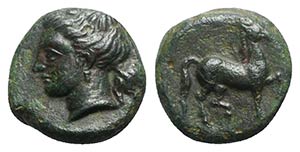 Sicily, Eryx, c. 4th century BC. Æ (13mm, ... 