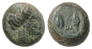Sicily, Henna, c. 339/8-335 BC. Æ Hexas ... 
