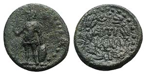 Sicily, Iaitos, c. 2nd century BC. Æ (17mm, ... 