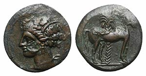 Carthage, c. 400-350 BC. Æ (16mm, 2.38g, ... 