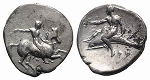 Southern Apulia, Tarentum, c. 320-315 BC. AR ... 